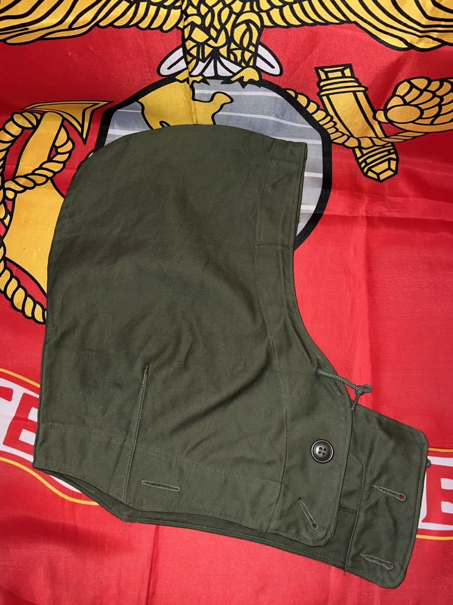 VINTAGE 未使用品　US MILITALY M-51 コットンフード　01-145-C-53 SMALL OD