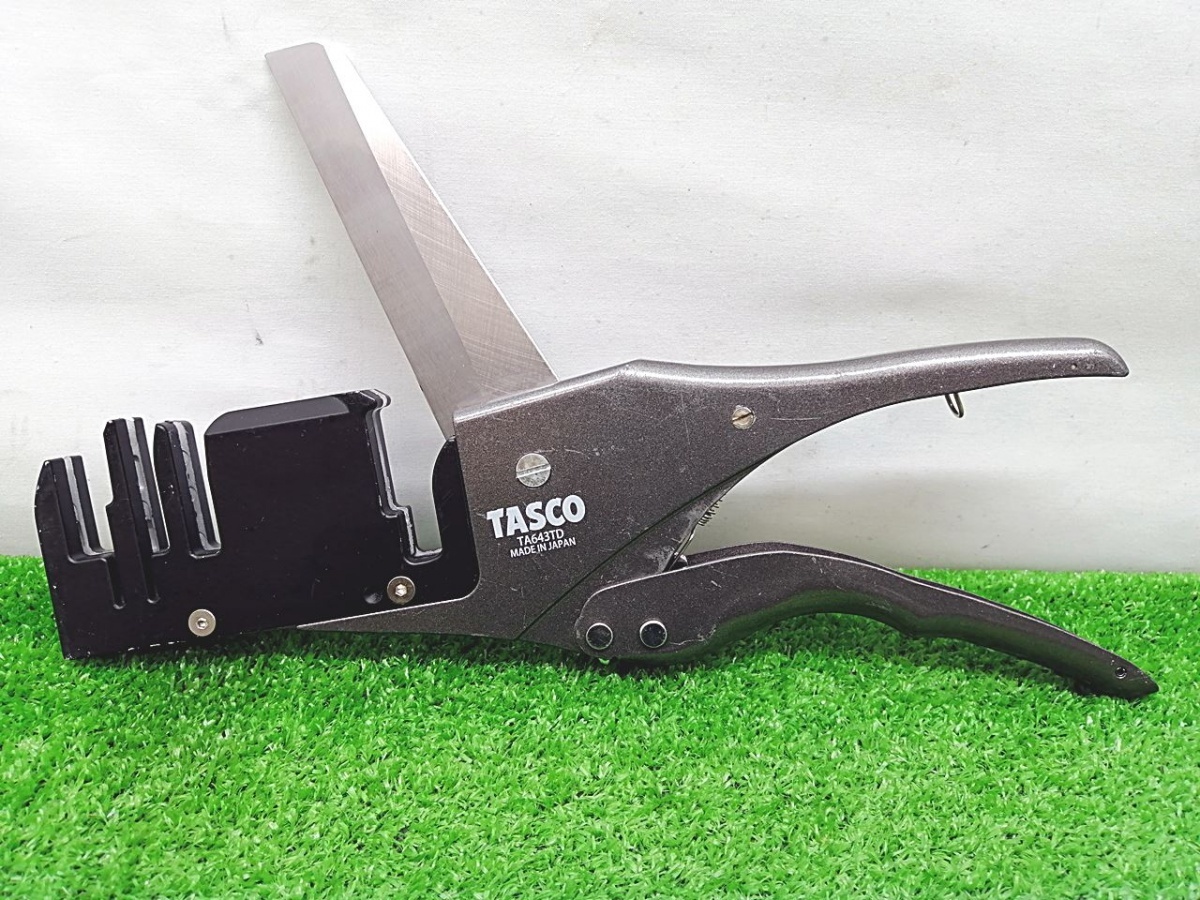 中古品 TASCO タスコ エアコンダクトカッター 樹脂製配管化粧カバー 