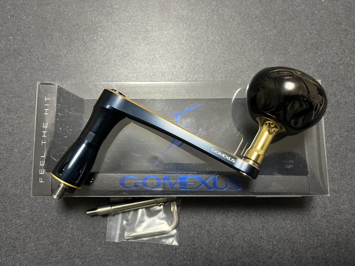 【左右対応】 ゴメクサス CJ-SW-T ステラSW ツインパワーSW 向け 超々ジュラルミン製ハンドル 100mm 検) 8000 10000 14000 18000 20000