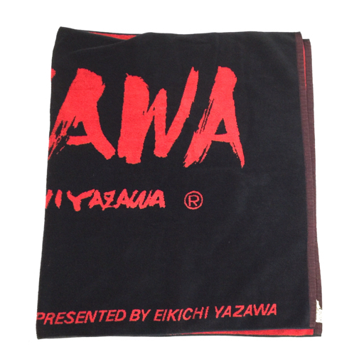 E.YAZAWA 矢沢永吉 ラージタオル ビーチタオル リバーシブル 英字ロゴ 