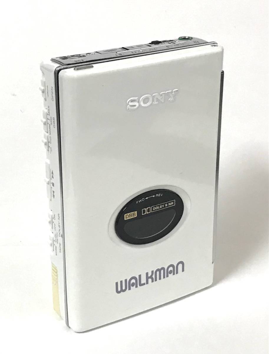 [美品][美音][整備品] SONY ウォークマン WM-609 (スーパーホワイト) (カセット) (WM-501後継機種)