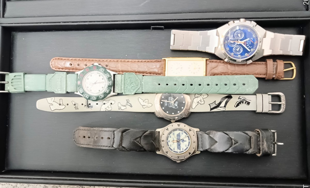 腕時計 中古ジャンク品 34点 公式通販 クォーツ 1円 1円～ジャンク品