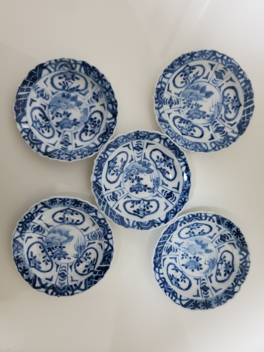 江戸幕末 伊万里 ５枚セット 大特価品 以後一切値下げ無し