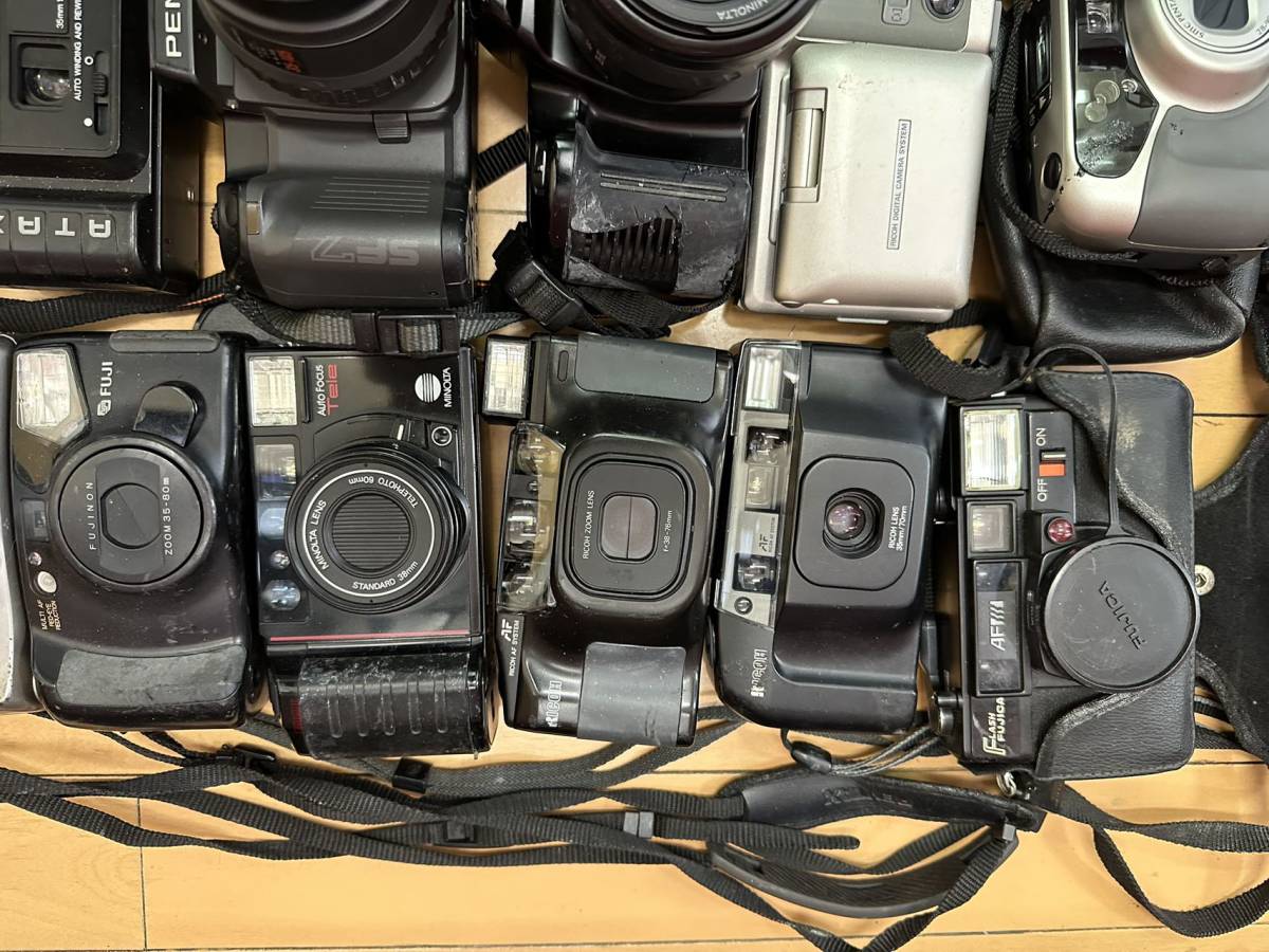 Canon Olympus フィルムカメラ ジャンク おまとめ ☆ジャンク☆コンパクトフィルムカメラ☆大量まとめ Canon SONY FUJICA