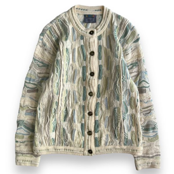 90s オーストラリア製 3Dニット Sweater セーター ドルマンスリーブ