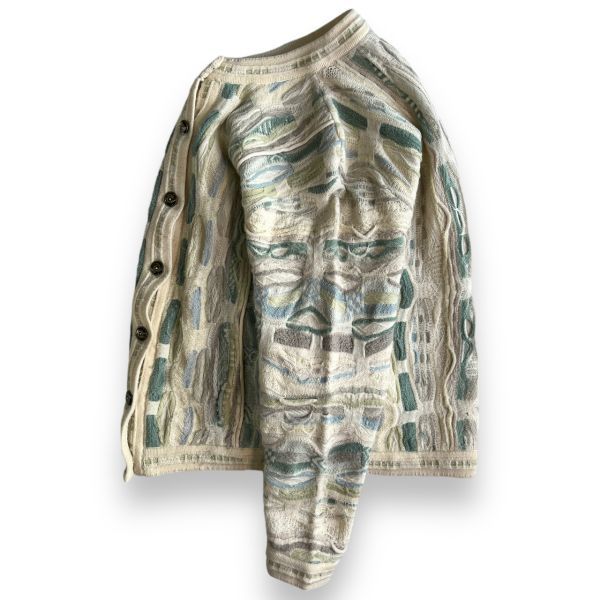 90s オーストラリア製 3Dニット Sweater セーター ドルマンスリーブ