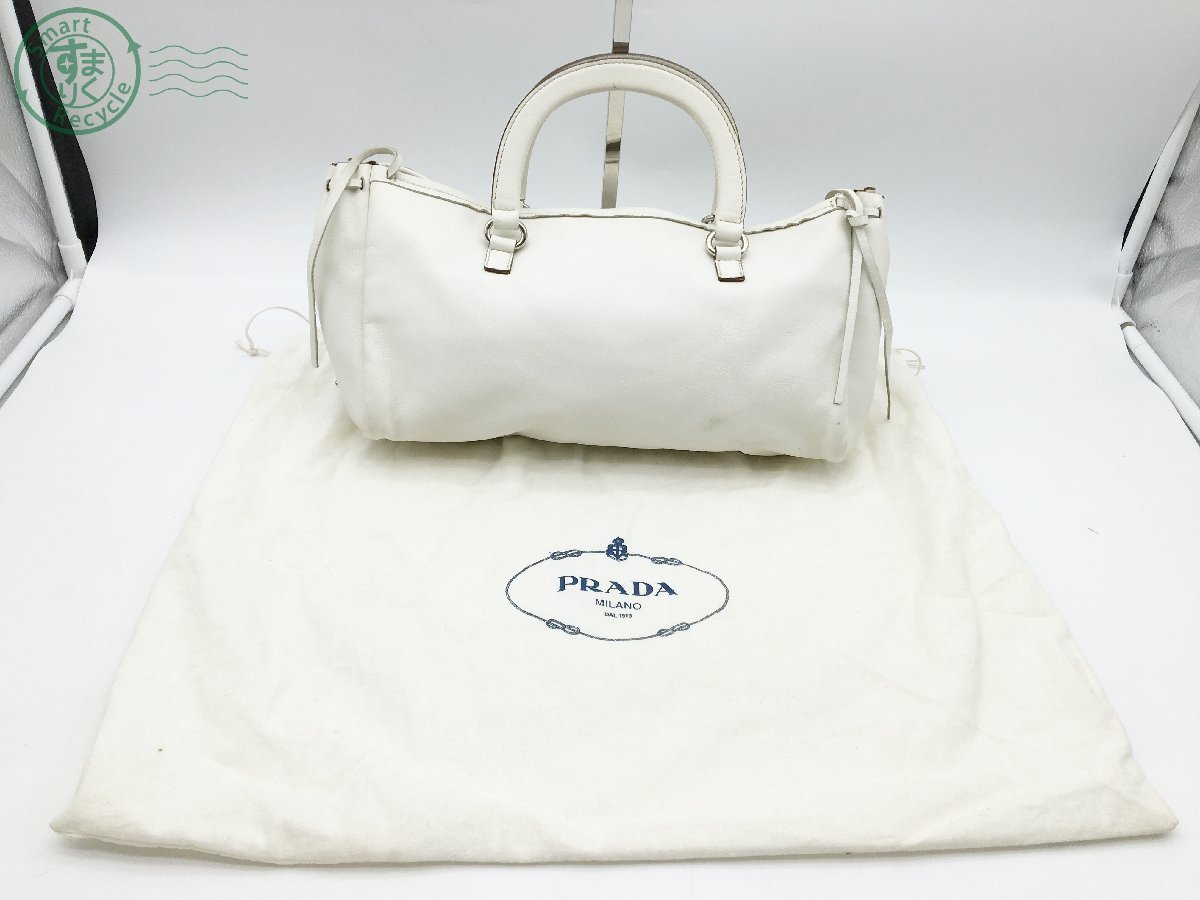 10321619 ＊ PRADA プラダ ハンドバッグ レザー レディース 三角 