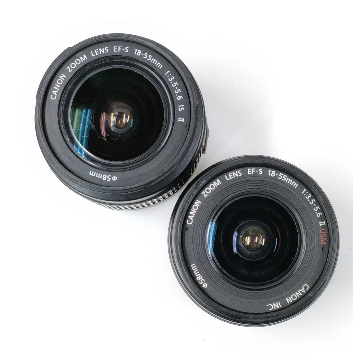 CANON EF-S 18-55mm F3.5-5.6 Ⅱ USM 他 レンズ 6点セット まとめ ●ジャンク品 [7552TMC] 18-55mm Canon EF-S Black for Standard