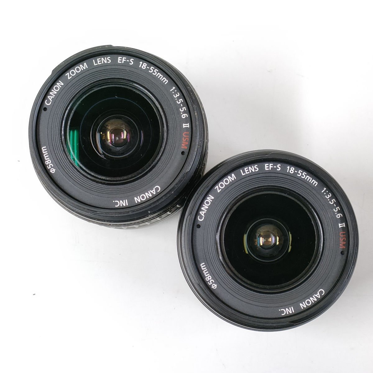 CANON EF-S 18-55mm F3.5-5.6 Ⅱ USM 他 レンズ 6点セット まとめ ●ジャンク品 [7552TMC] 18-55mm Canon EF-S Black for Standard