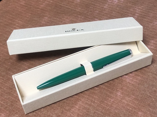 ロレックス ノベルティ グリーン ボールペン 【公式通販】