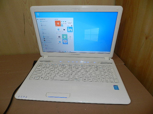マウス薄型PC/第４世代，i5 4210M/4GB /500GB /パールホワイト/Win10