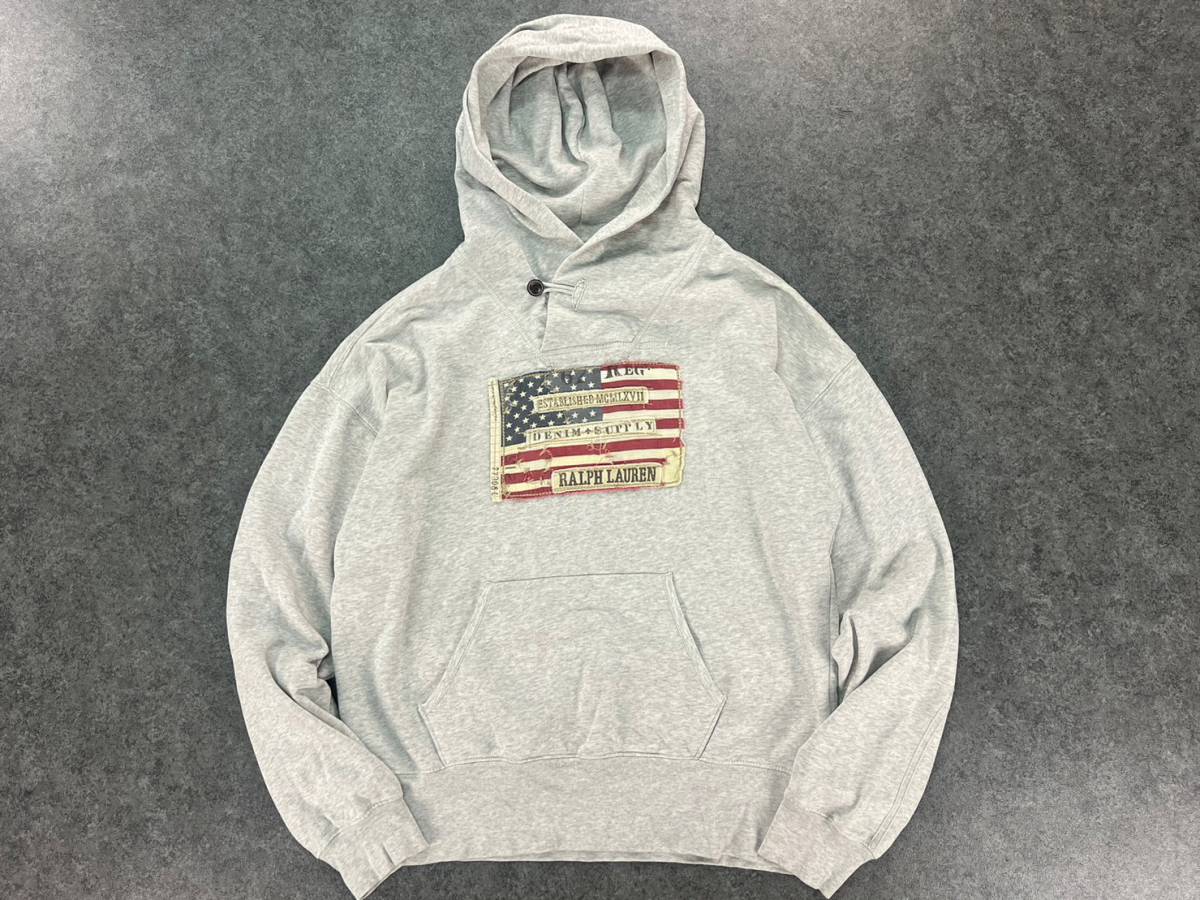 Wk520 DENIM&SUPPLY ラルフローレン 星条旗 スウェット プルオーバー 