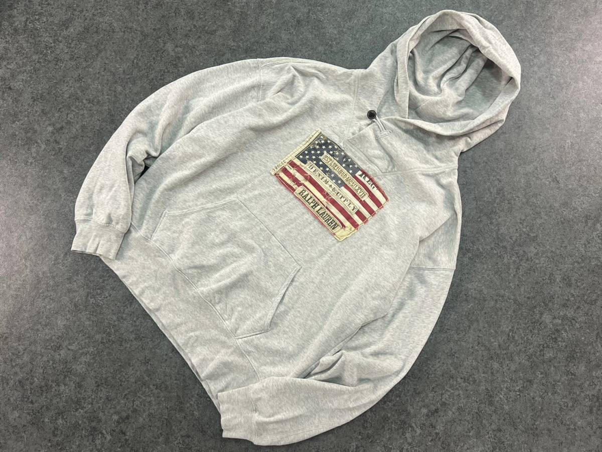 Wk520 DENIM&SUPPLY ラルフローレン 星条旗 スウェット プルオーバー 