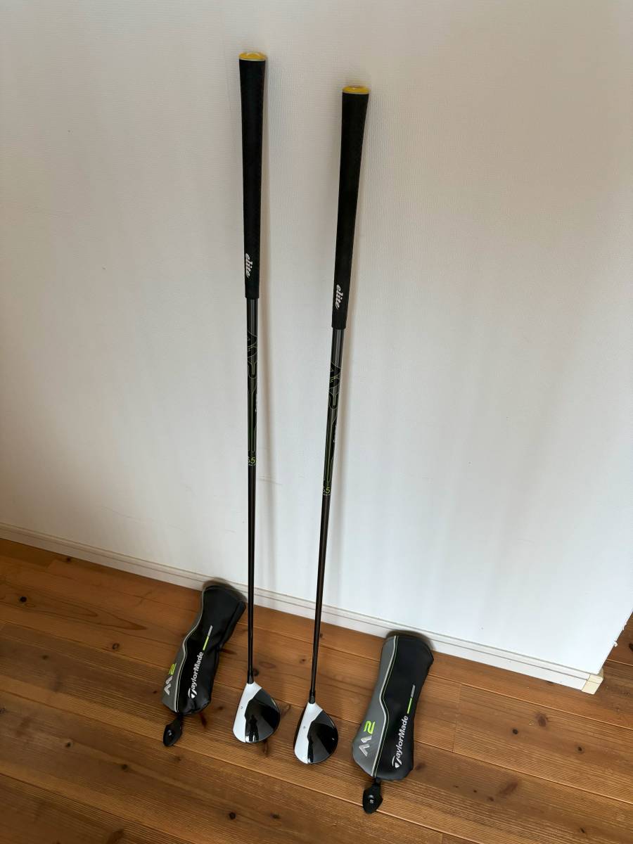 M2 　3W・５W　フェアウェイウッド2本　純正シャフト（US）　S　ヘッドカバー付