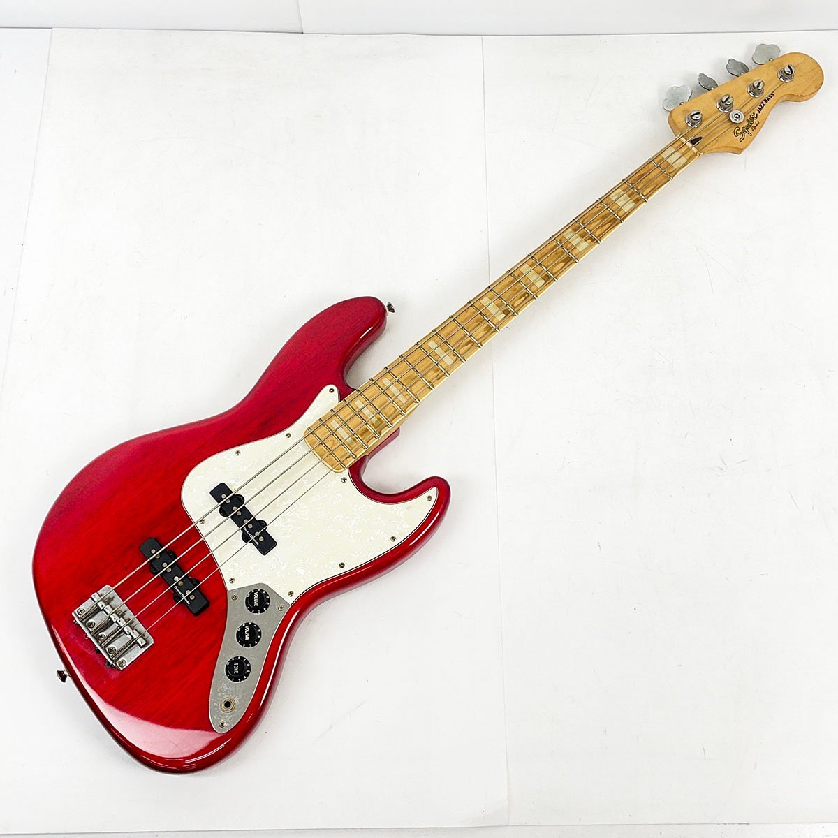 Squier ⁄fender ジャズベース レッド .: Squier by Fender