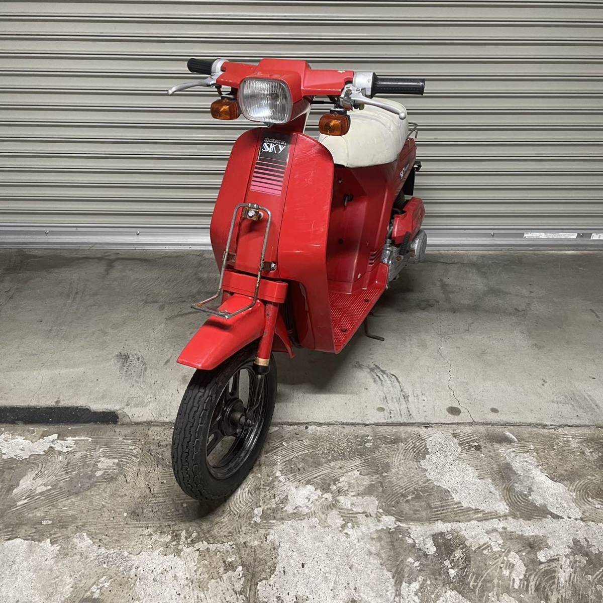 ホンダ SKY 旧車 2st 原付スクーター 整備 乗って帰れます(50cc以下