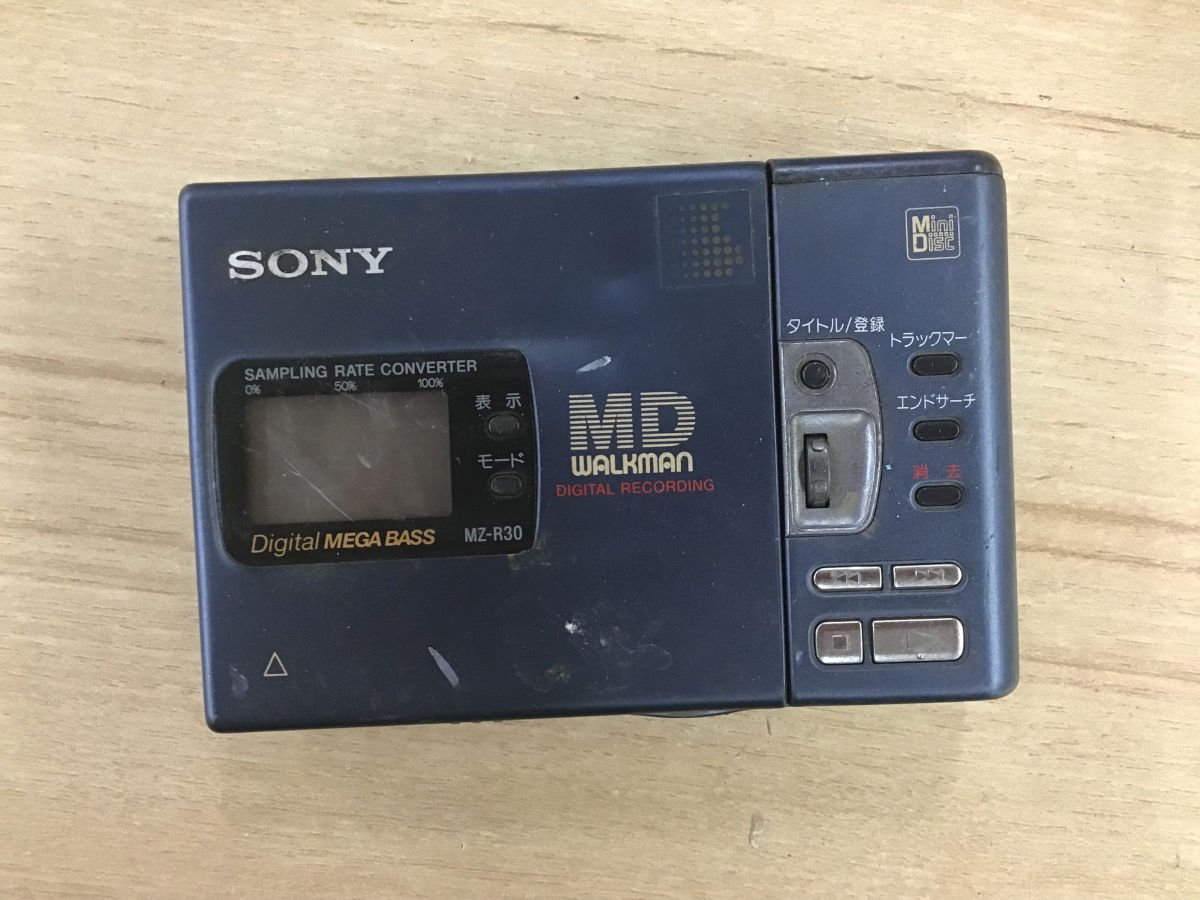 SONY MZ-R30 ポータブルMDレコーダー ジャンク品 【公式通販】 SONY MZ-R30 ポータブルMDレコーダー ジャンク品 【公式通販】
