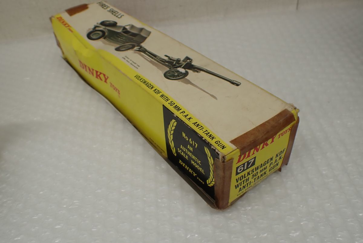Dinky Toys Anti Tank Gun somm p.a.k meccano canon military