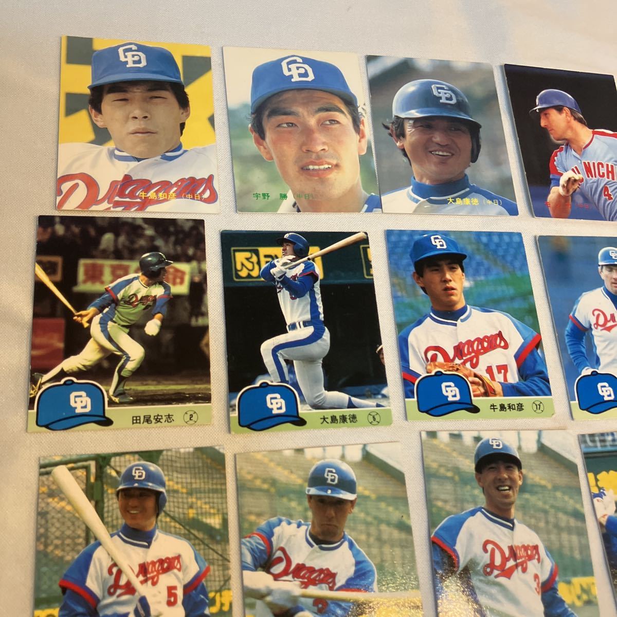 カルビー プロ野球カード1984年♯5・33・39・63・73・110・123・192 