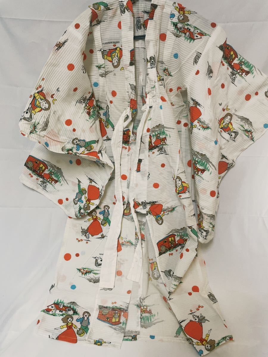 世界名作劇場 ペリーヌ物語 子供用 浴衣 リップル生地 昭和 レトロ はぎれ 生地  送料無料(浴衣（単体）)｜売買されたオークション情報、Yahoo!オークション(旧ヤフオク!) の商品情報をアーカイブ公開 -  オークファン（aucfan.com）