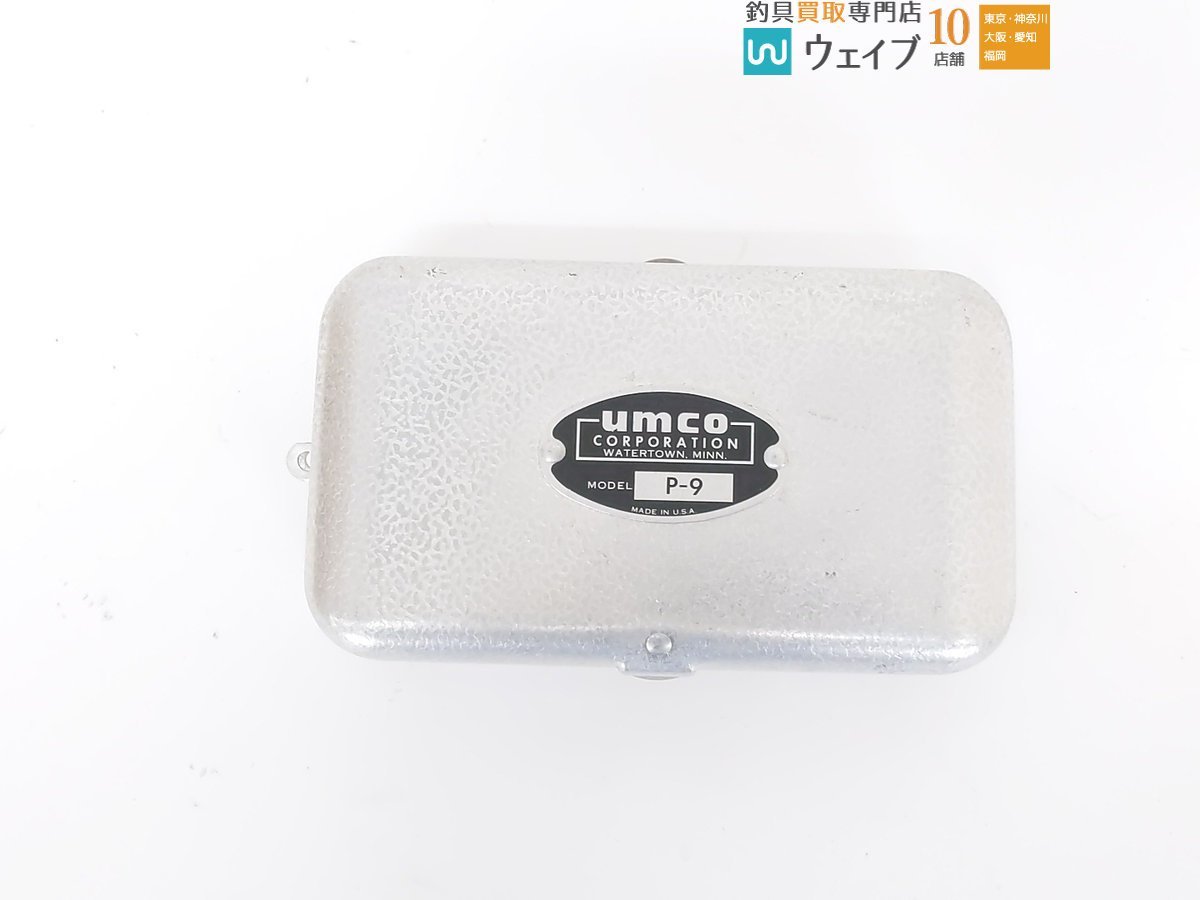 UMCO P-9 オールド アムコ タックルボックス ＋フライ 毛鉤 セット