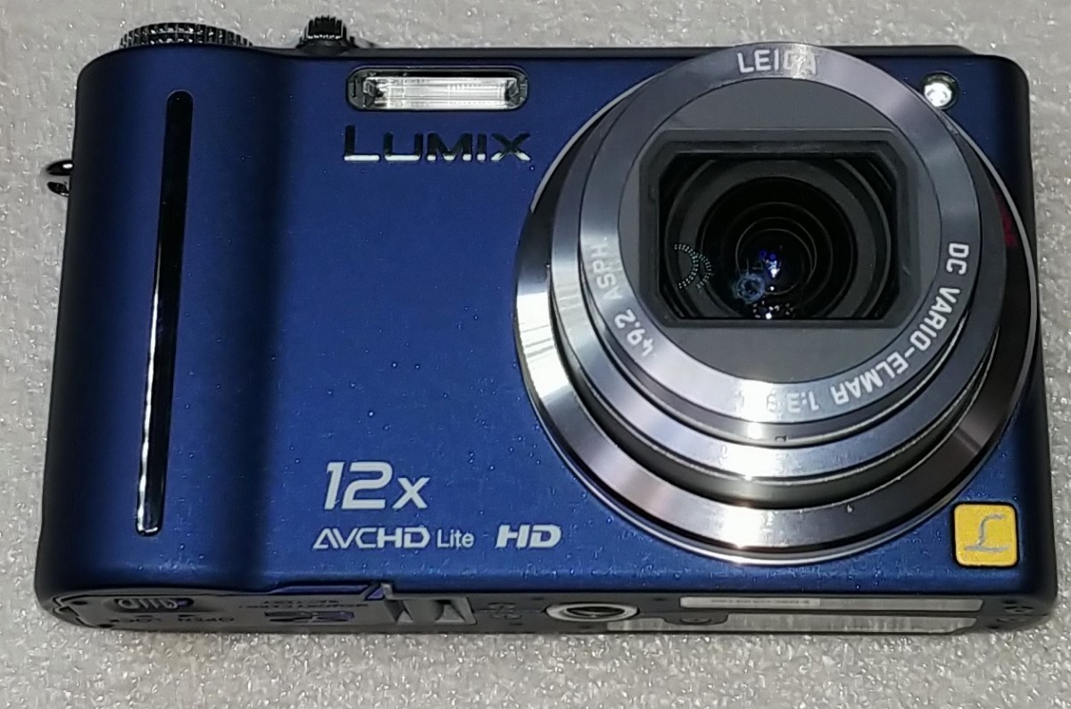 中古美品) Lumix DMC-TZ7 ブルー コンパクトデジタルカメラ (元箱付属