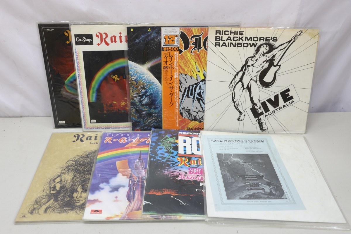 RAINBOW/RICHIE BLACKMORE'S LP レコード レインボー 8枚 RISING