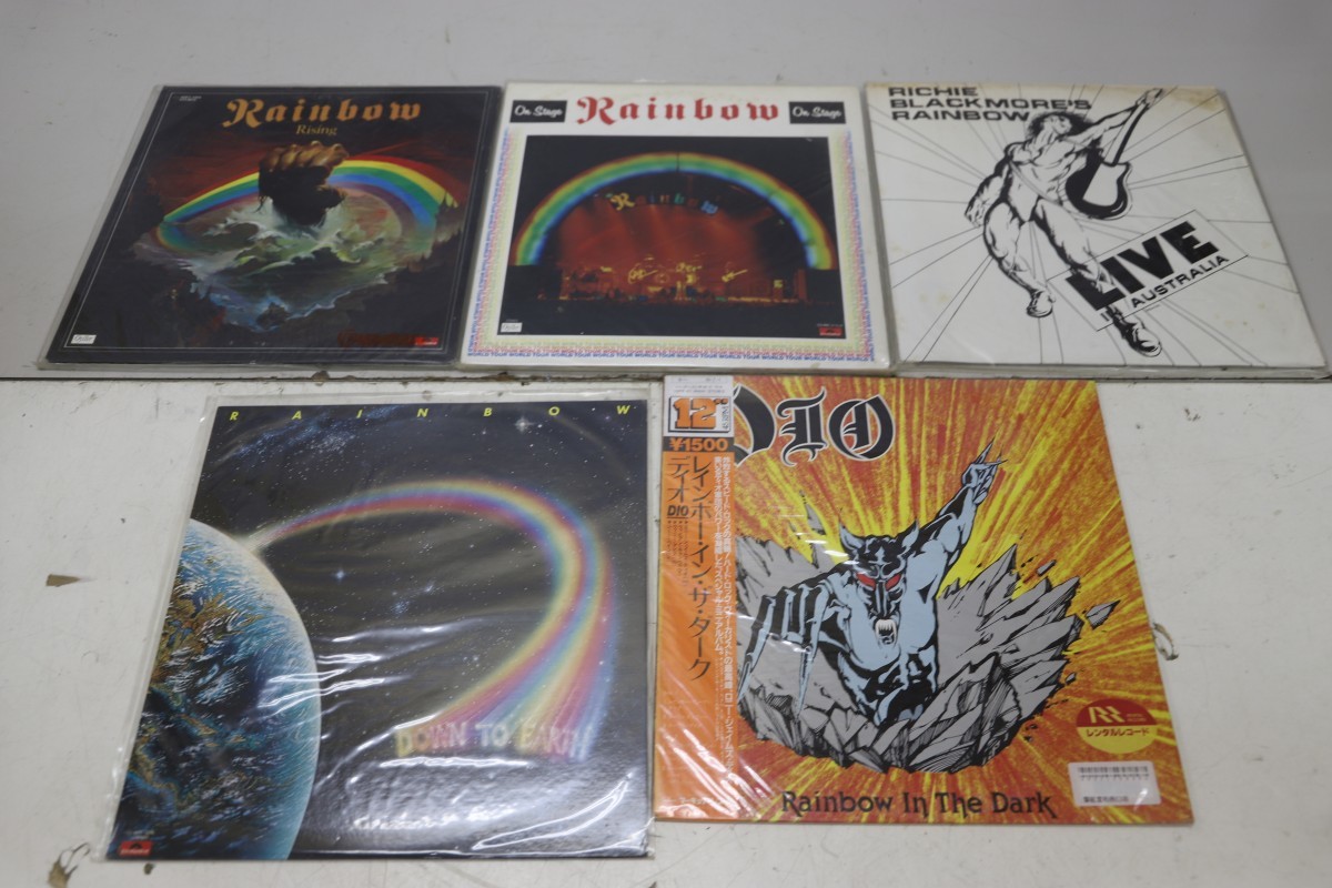 RAINBOW/RICHIE BLACKMORE'S LP レコード レインボー 8枚 RISING