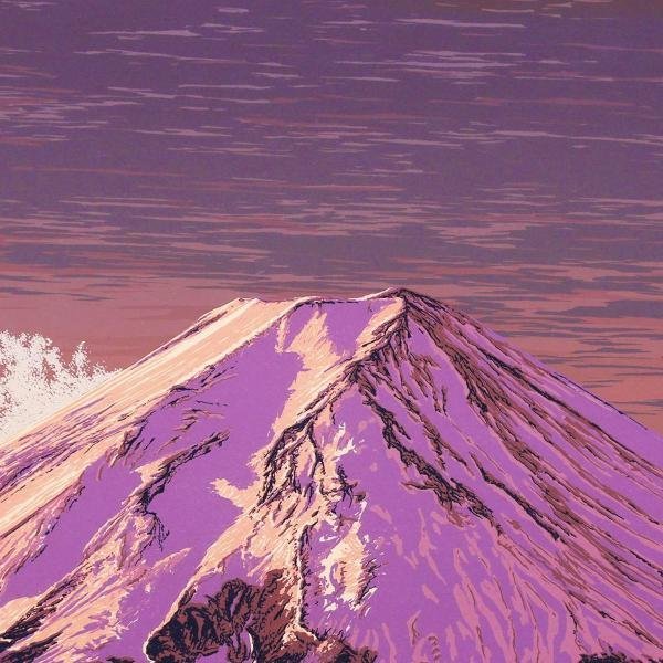 【真作】【WISH】小暮真望「黎明冨士」シルクスクリーン 約12号 大作 直筆サイン 　　〇人気版画家 日本版画会会長 #23093755_4