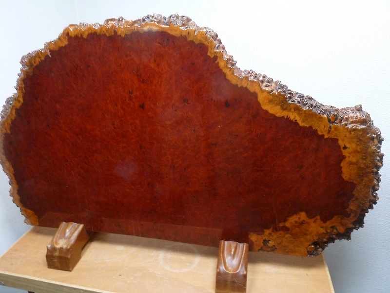 ☆BM)花梨/かりん 一枚板 木製 衝立 横幅130.5㎝ パーテーション