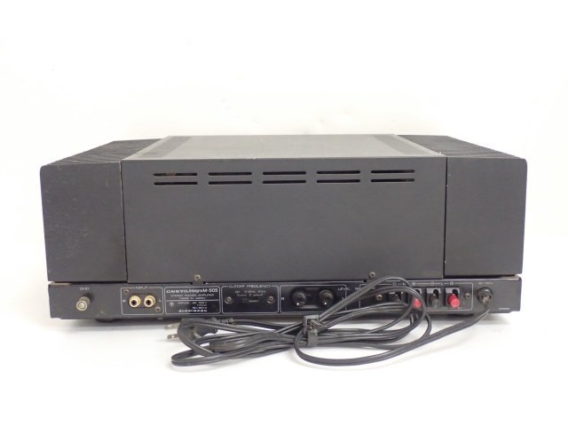M-505 ONKYO integra Integra ステレオパワーアンプ パワーアンプ