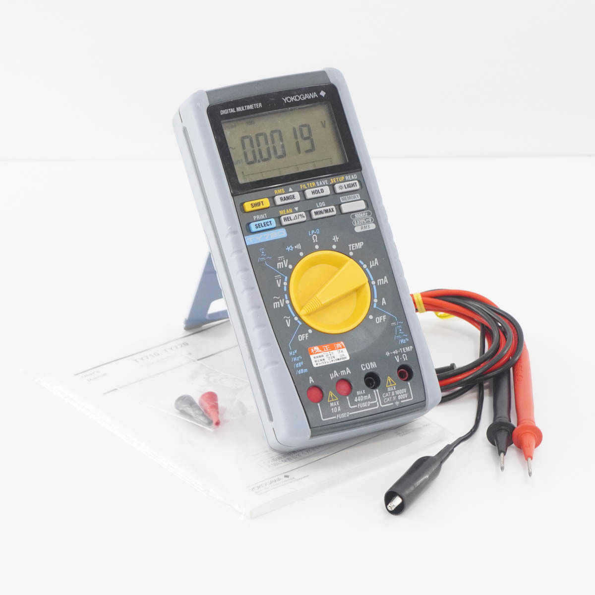 [DW] 8日保証 校正2024年2月まで有効 TY720 YOKOGAWA DIGITAL MULTIMETER 横河 デジタルマルチメーター 取扱説明書[05309-0012]