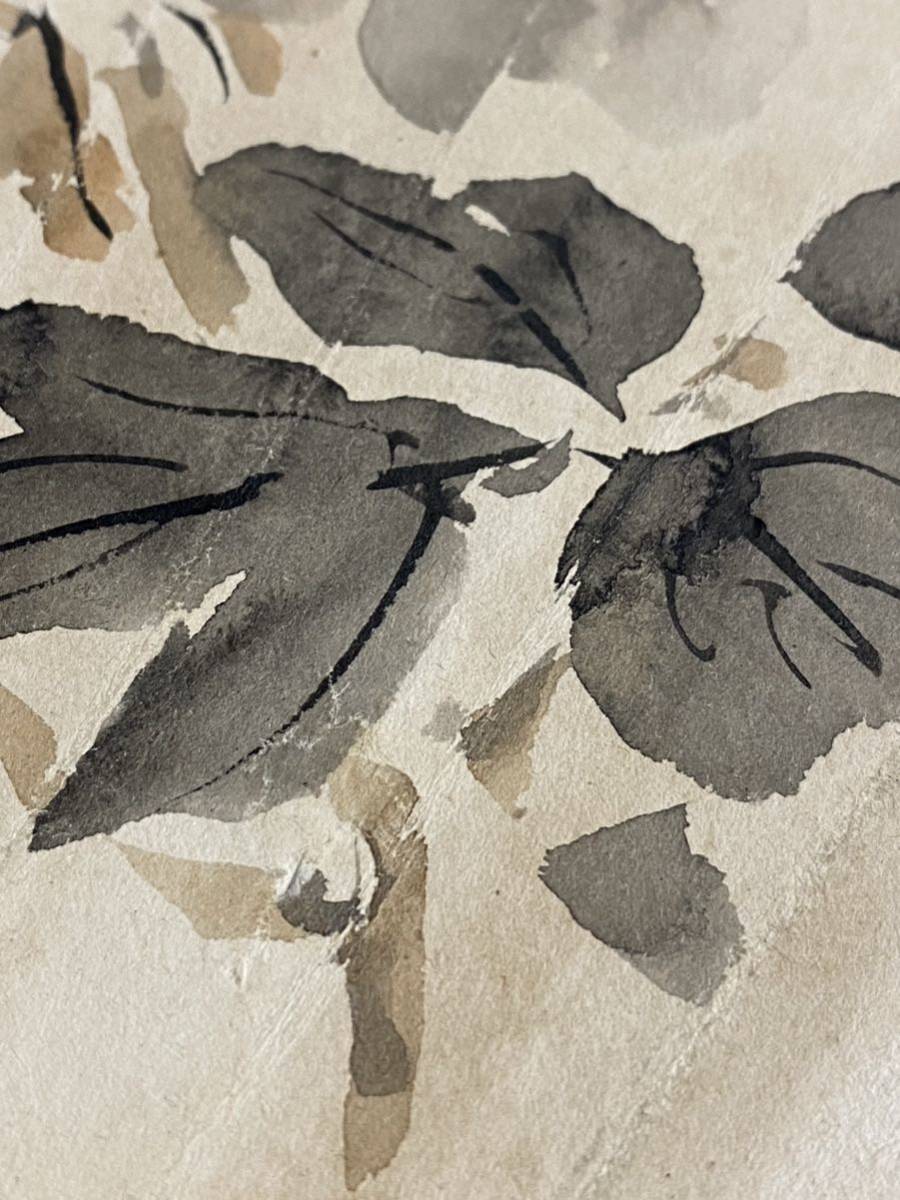 真作　肉筆 蕉雨　扇面　富貴國秀　花蝶画　古美術 絵　書　額縁　額装　インテリア | - 人物画