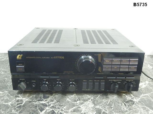 B5735M SANSUI サンスイ プリメインアンプ AU-α777DG 通電ok ジャンク
