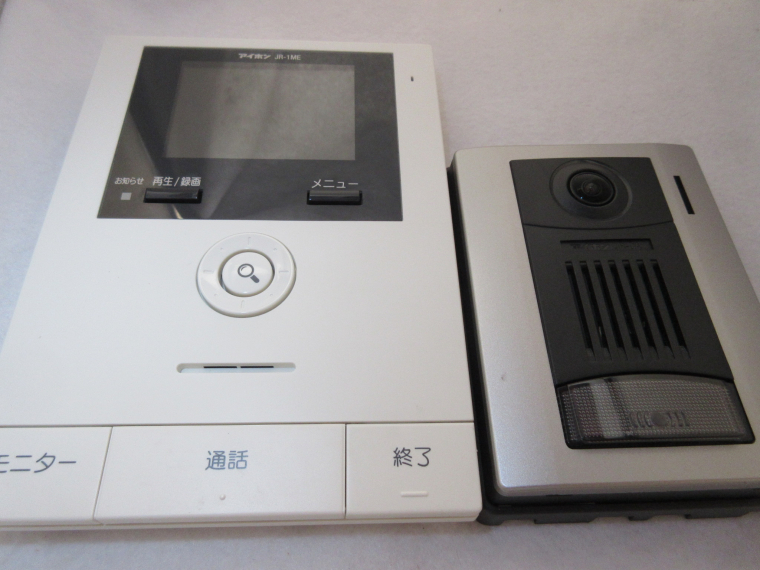 中古! アイホン カラーTVインターホン JR-1ME 動画録画付/ SYI27