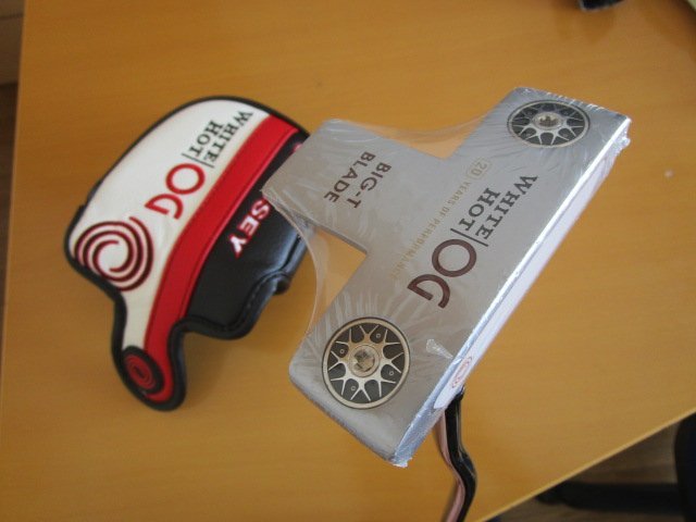 .。o○　オデッセイ WHITE HOT OG　BIG T パター 34　STROKE LAB