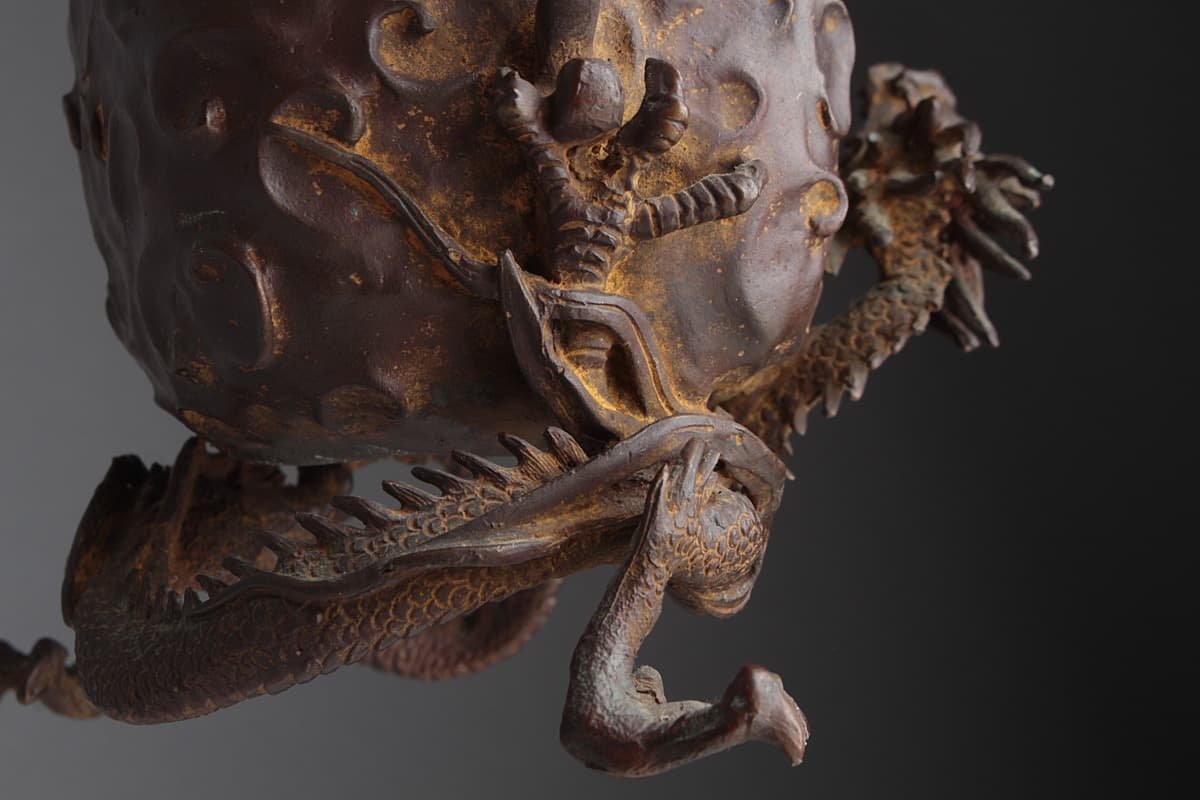 高岡銅器 獅子香炉 二上常太郎（号 元威） 香炉 二上元威 高岡銅器