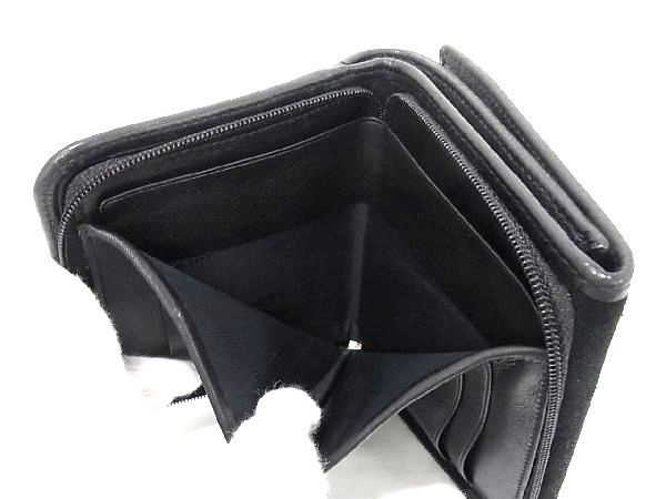 1円 □美品□ LOEWE ロエベ アナグラム スエード×レザー 二つ折り 財布