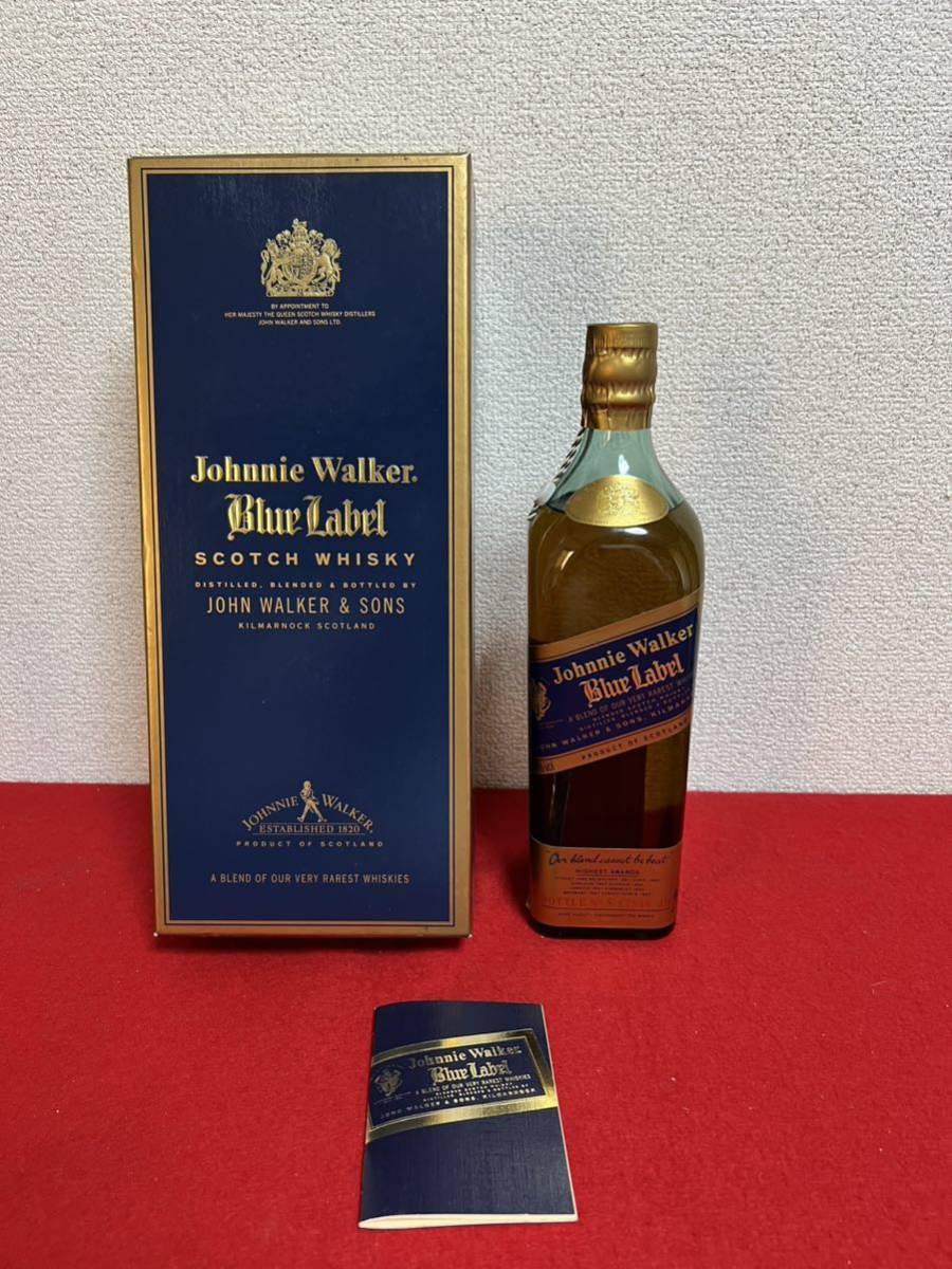 JP774＊古酒 未開栓品 Johnnie Walker Blue Label ジョニーウォーカー