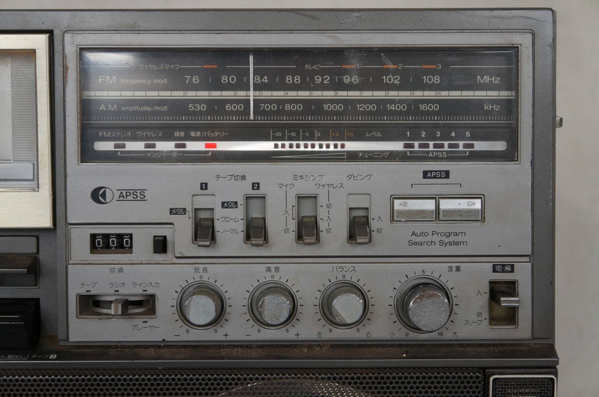 SHARP シャープ THE SEARCHER-W ザ サーチャー ラジカセ GF-888 ダブル