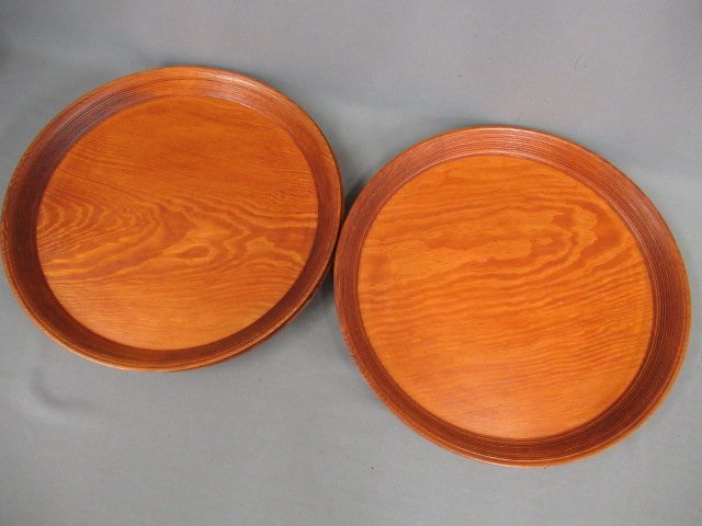 丸型・円形 松盆 十客】時代物懐石茶道具・在銘 径・35cm 古民芸
