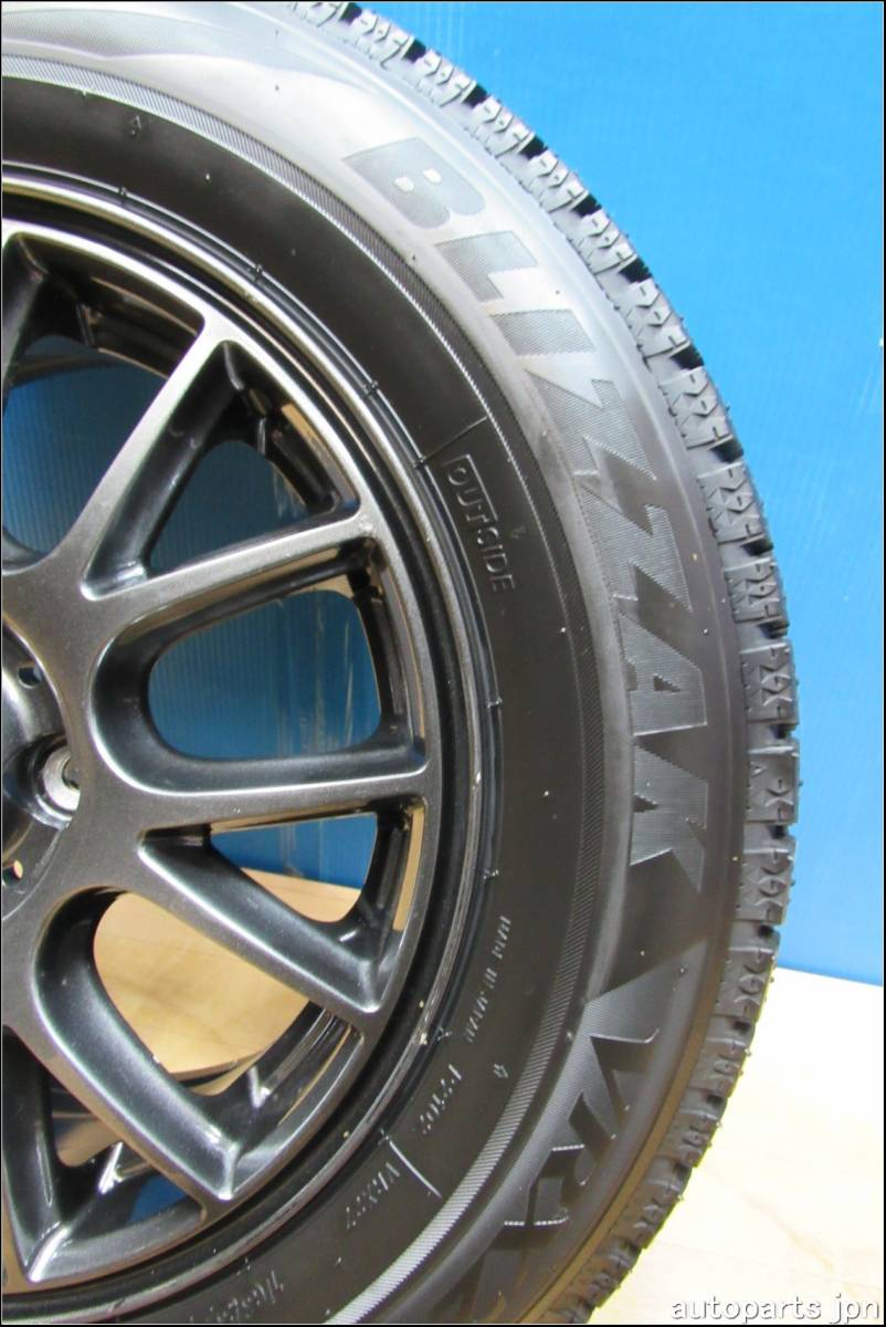 ★5355★ブリヂストン・165/70R14スタッドレス・VRX2・MISTIERE 14×5.5・穴4・ET45・PCD100・社外アルミホイール4本セット★