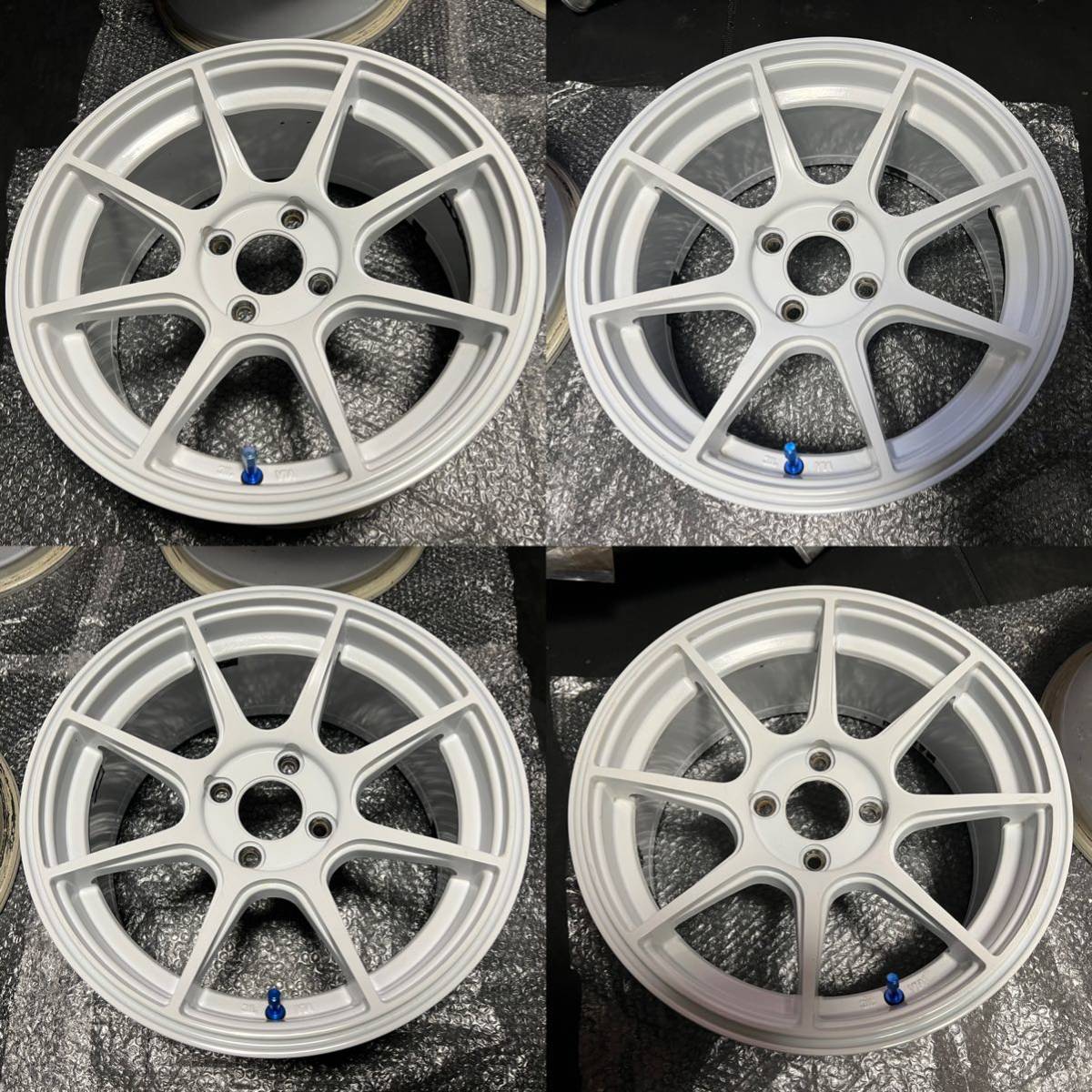 ステルスレーシング SPEC01 15インチ 7J 30 PCD100-4 ホワイト 逆反り 