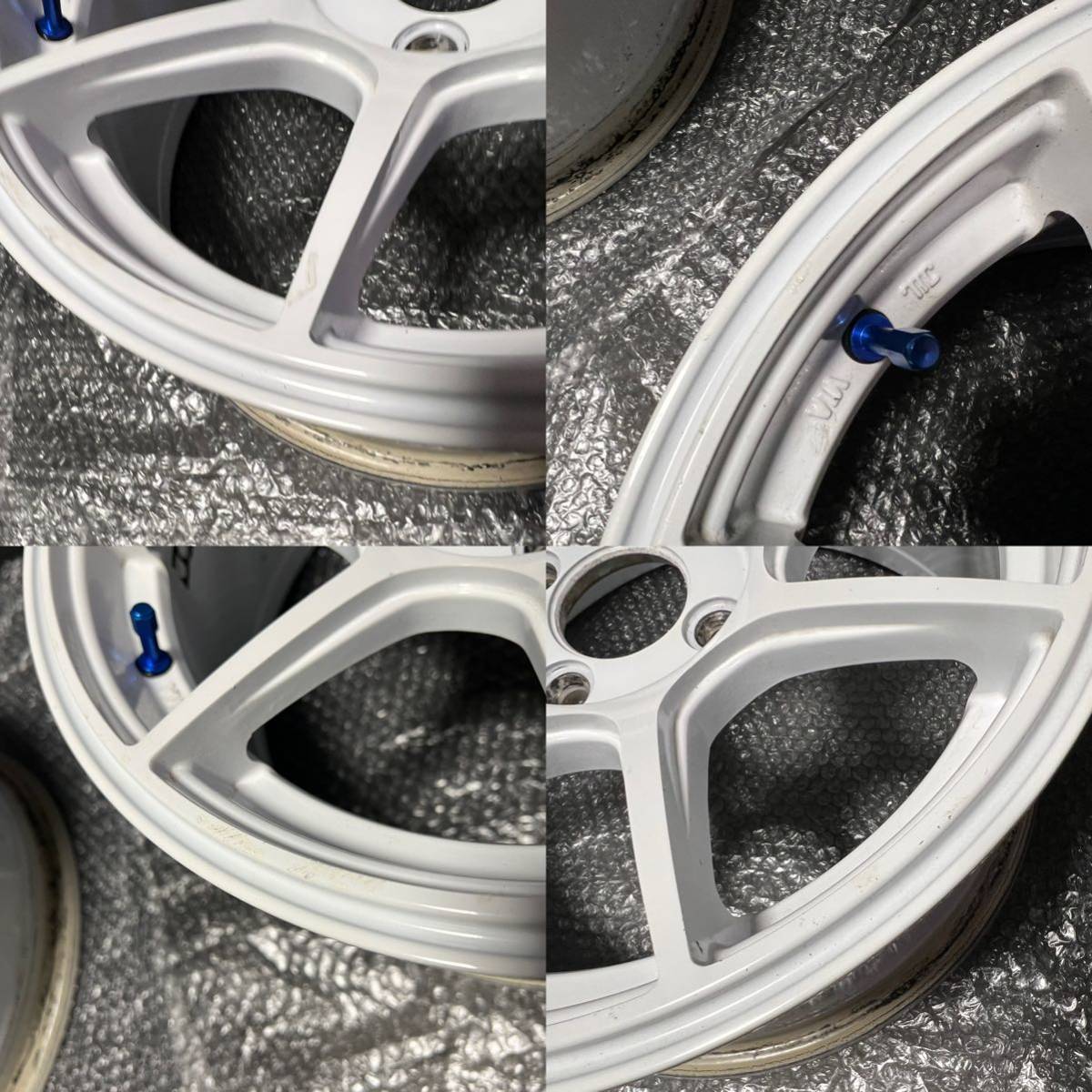 ステルスレーシング SPEC01 15インチ 7J 30 PCD100-4 ホワイト 逆反り