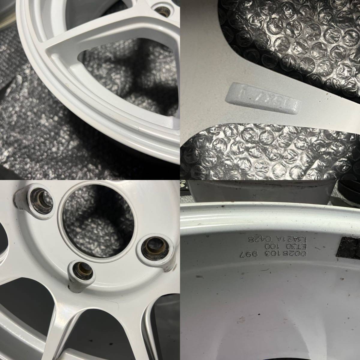 ステルスレーシング SPEC01 15インチ 7J 30 PCD100-4 ホワイト 逆反り
