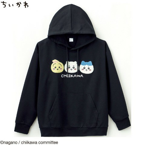 即決 ちいかわ メンズプルオーバーパーカー【3L】新品タグ付き ナガノ スウェット サガラ刺繍