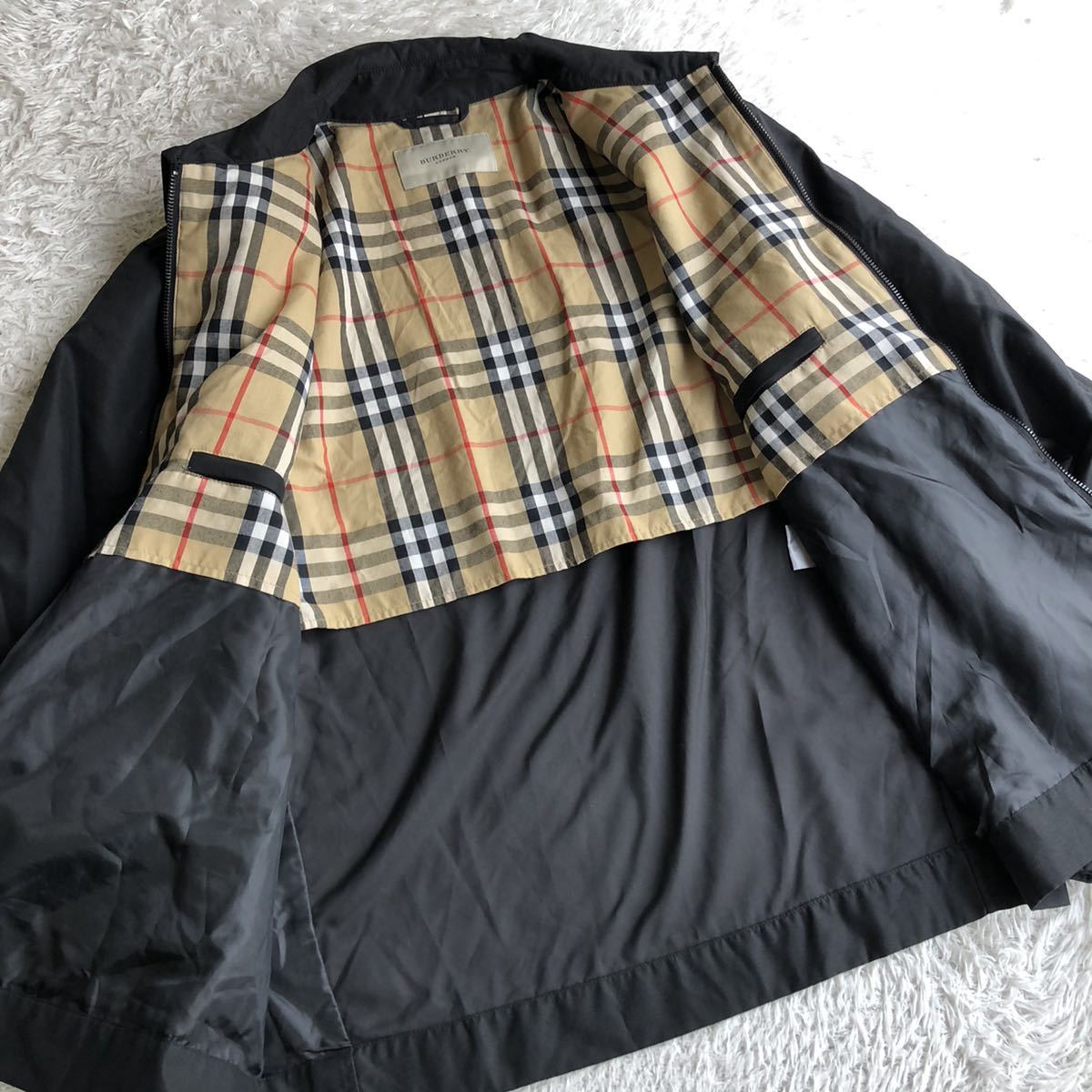 バーバリー ロンドン スウィングトップ ジャケット チェック柄 L～XL