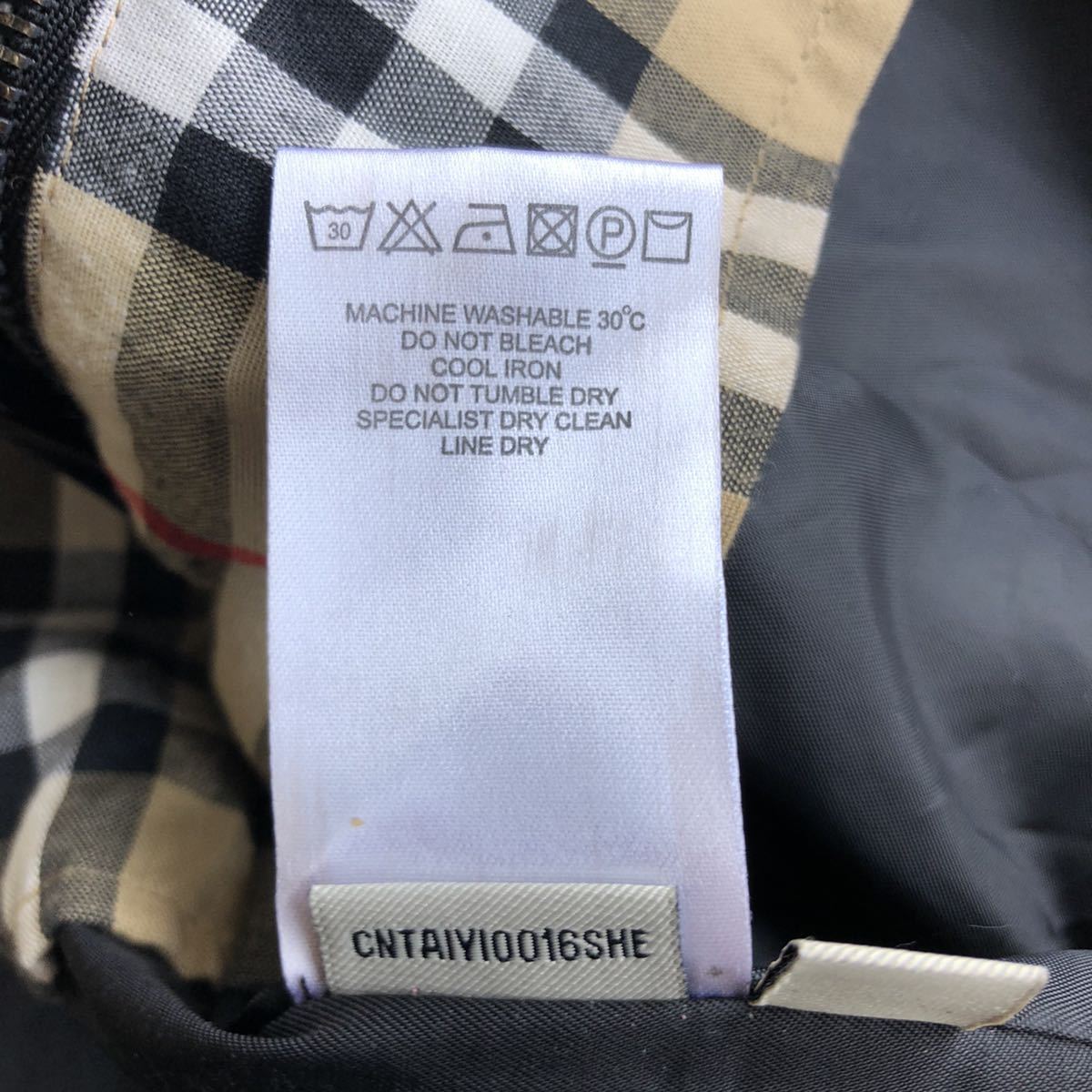 バーバリー ロンドン スウィングトップ ジャケット チェック柄 L～XL