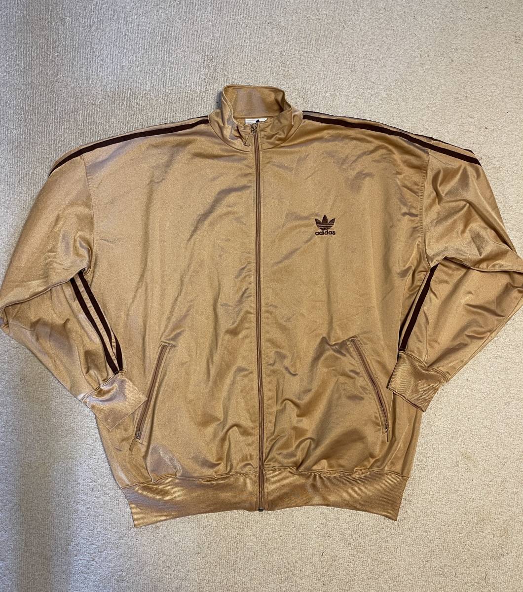 adidas アディダス ／ ゴールド x ブラウン ジャージ ヴィンテージ