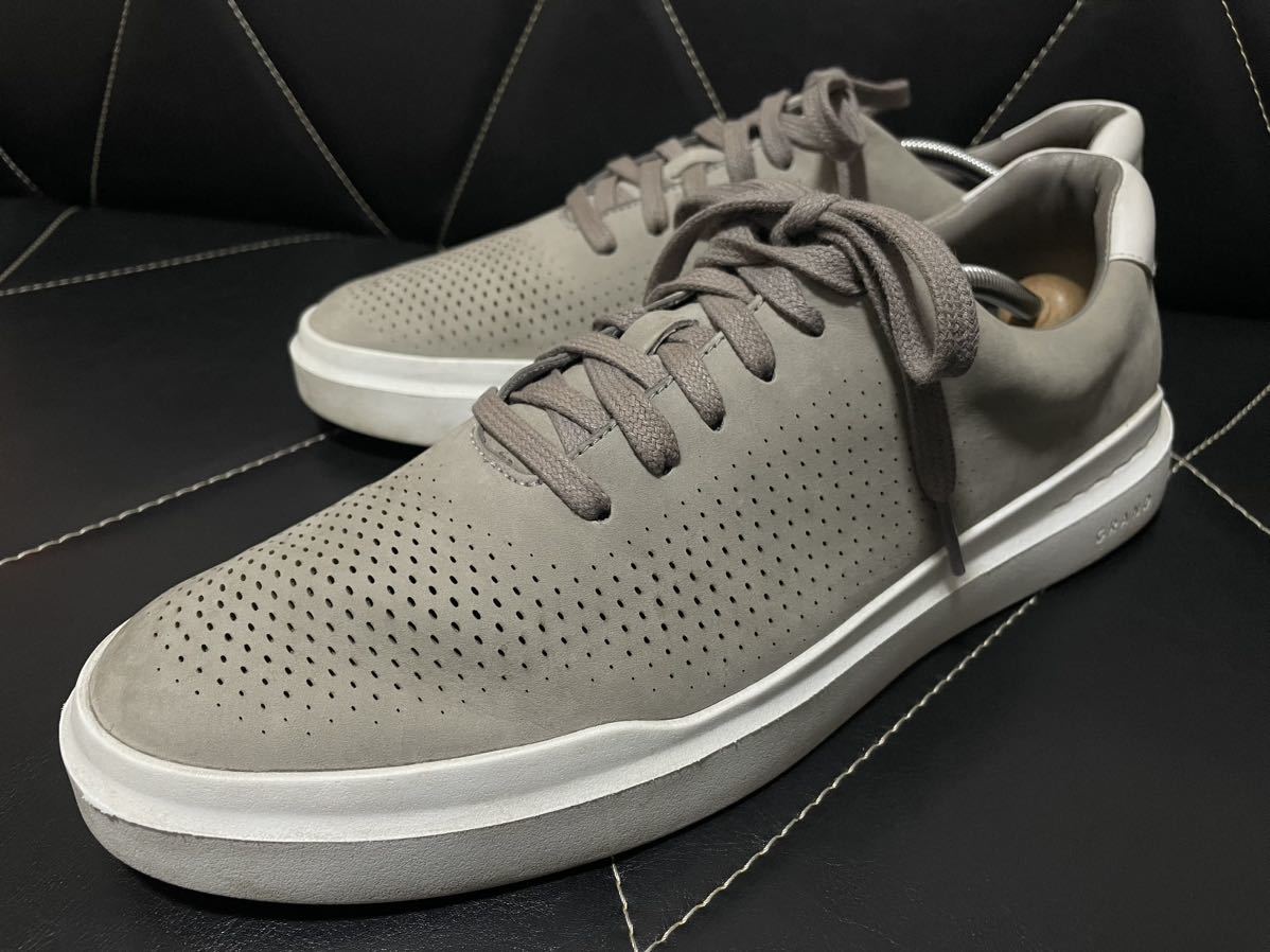 極美品 COLE HAAN コールハーン 10.5M C31220 GRAND グランド グランドシリーズ レザーシューズ レザースニーカー メンズ カジュアル 軽量 